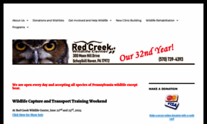 Redcreekwildlifecenter.com thumbnail