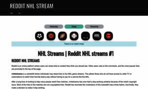 Redditnhlstreams.cc thumbnail