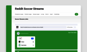 Redditsoccerstreams.org thumbnail