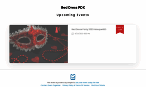 Reddresspdx.simpletix.com thumbnail