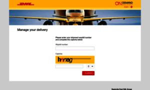 Redelivery.dhl.co.uk thumbnail