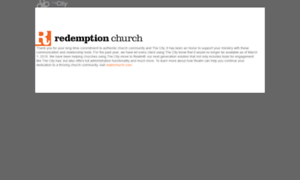 Redemptionchurchga.onthecity.org thumbnail