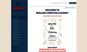 Redlandchristianacademy.org thumbnail