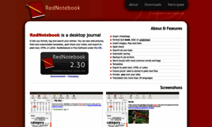 Rednotebook.sourceforge.net thumbnail