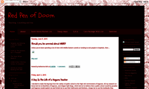 Redpenofdoom.blogspot.co.uk thumbnail