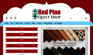 Redpinequiltshop.com thumbnail