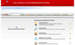Redraidersports.mycollegetoolbar.com thumbnail