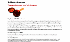 Redrubbergrease.com thumbnail