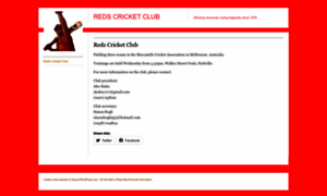 Redscricketclub.wordpress.com thumbnail