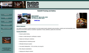 Redshiftframing.com thumbnail