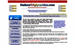 Reducetriglycerides.com thumbnail