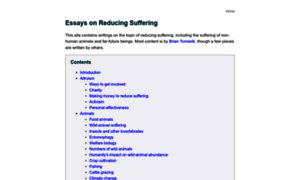 Reducing-suffering.org thumbnail