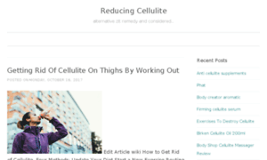 Reducingcellulite.club thumbnail
