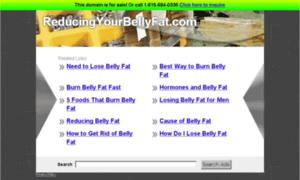 Reducingyourbellyfat.com thumbnail