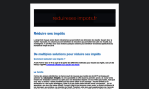 Reduireses-impots.fr thumbnail