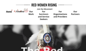 Redwomenrising.org thumbnail