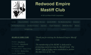 Redwoodempiremastiffclub.com thumbnail