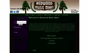 Redwoodmusicmart.com thumbnail