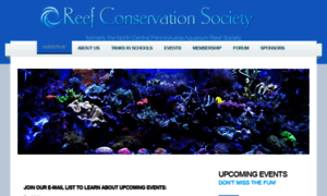Reefconservationsociety.org thumbnail