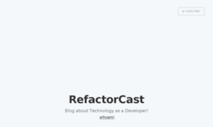 Refactorcast.com thumbnail