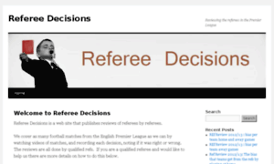 Refereedecisions.co.uk thumbnail