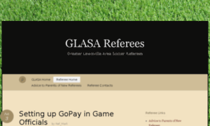 Referees.glasasoccer.org thumbnail