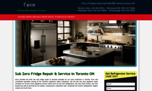 Refrigeratorrepairtoronto.ca thumbnail