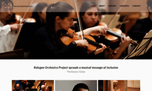 Refugeeorchestraproject.org thumbnail