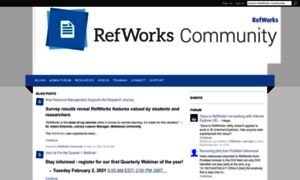 Refworkscommunity.ning.com thumbnail
