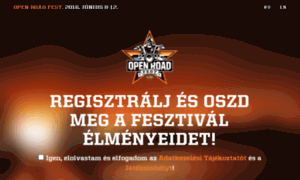 Reg.openroadfest.hu thumbnail