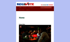 Reg2vote.wordpress.com thumbnail