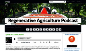 Regenerativeagriculturepodcast.com thumbnail