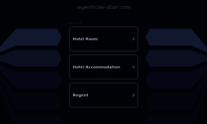 Regenthotel-oban.com thumbnail