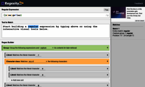 Regexity.com thumbnail