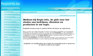 Regioinfo.be thumbnail