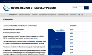 Regionetdeveloppement.univ-tln.fr thumbnail