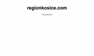 Regionkosice.com thumbnail