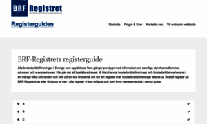 Register.brfregistret.se thumbnail