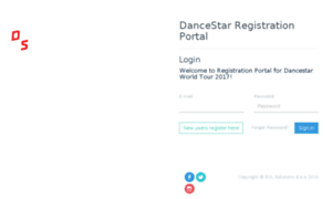 Register.dancestar.org thumbnail