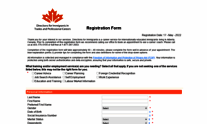 Register.directionsforimmigrants.ca thumbnail