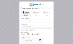 Register.gamersfirst.com thumbnail