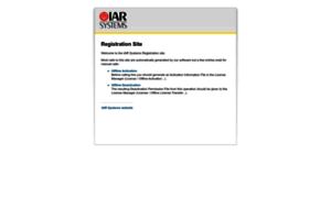 Register.iar.com thumbnail