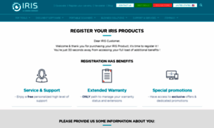 Register.irislink.com thumbnail