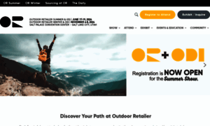 Register.outdoorretailer.com thumbnail