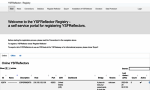 Register.ysfreflector.de thumbnail