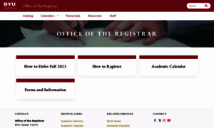 Registrar.byuh.edu thumbnail