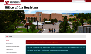 Registrar.unm.edu thumbnail