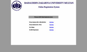Registration.bzu.edu.pk thumbnail