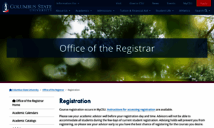 Registration.columbusstate.edu thumbnail