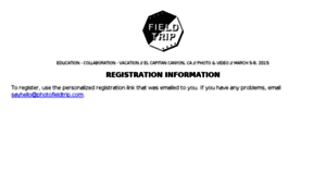 Registration.photofieldtrip.com thumbnail